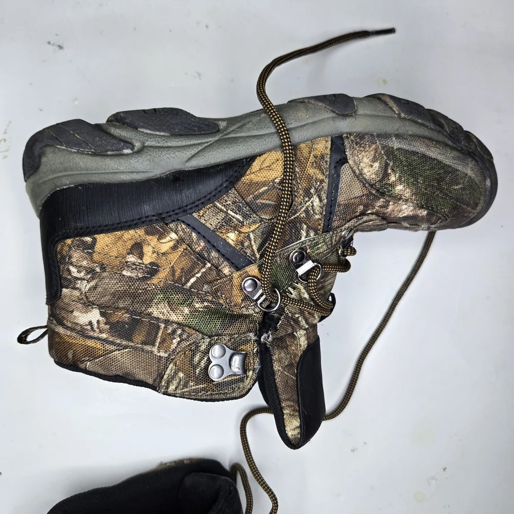Ozark Trail Kids Boots in camo.